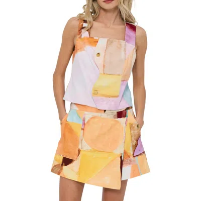 Ciebon Yesika Sleeveless Top In Multi