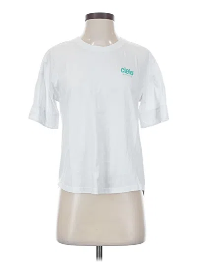 Pre-owned Ciele Athletics Short Sleeve T-shirt In White