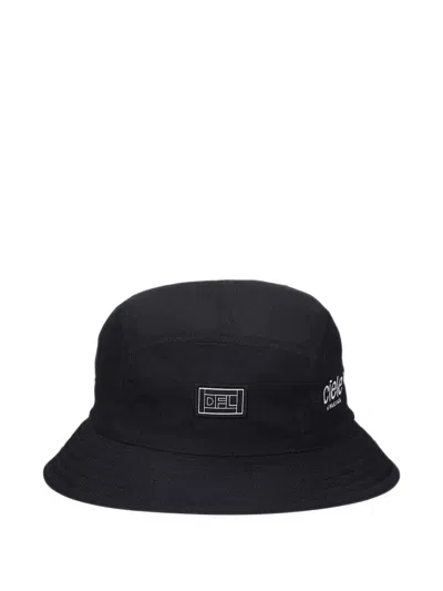 Ciele Dfl Logo-embroidered Bucket Hat In Black
