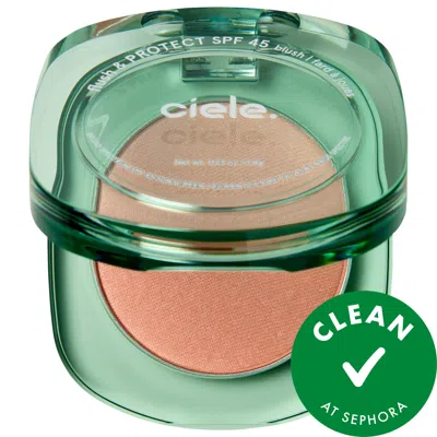 Ciele Flush & Protect Spf 45+ Powder Blush Cozy 0.13 Oz/3.8 G