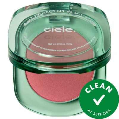 Ciele Flush & Protect Spf 45+ Powder Blush Shy 0.13 Oz/3.8 G