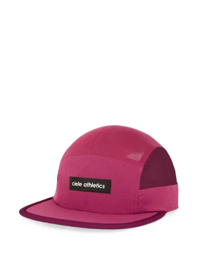Ciele Gocap Field Iconic Bar Panelled Cap In Pink