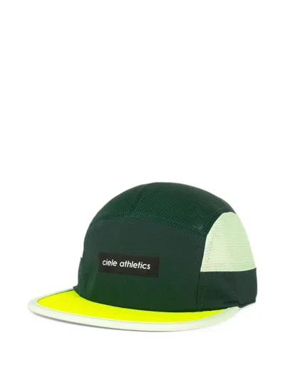 Ciele Gocap Field Logo-patch Hat In Green