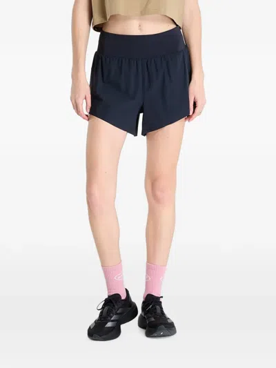 Ciele Trnshort 4" High-waisted Side-slit Shorts In Blue
