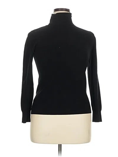 Pre-owned Cielo 3/4 Sleeve Turtleneck In Black