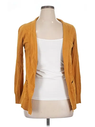 Pre-owned Cielo Cardigan Sweater In Gold