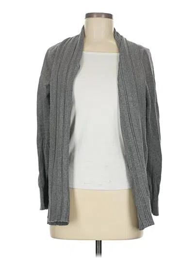 Pre-owned Cielo Cardigan Sweater In Gray