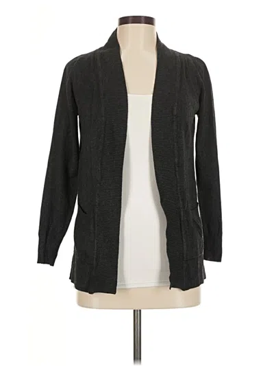 Pre-owned Cielo Cardigan Sweater In Gray