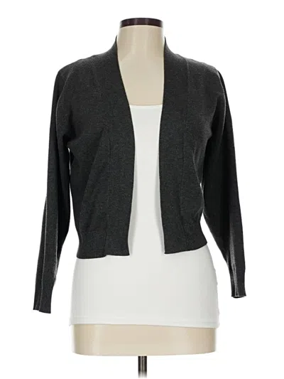 Pre-owned Cielo Cardigan Sweater In Gray