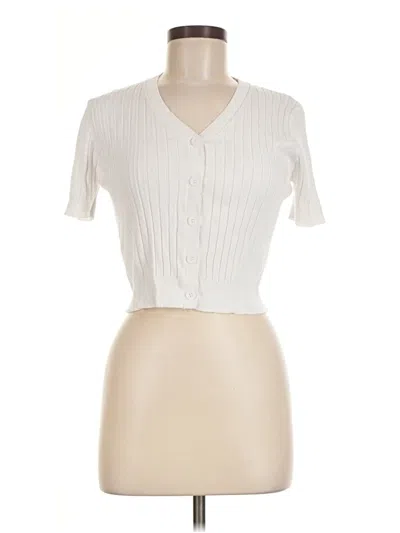 Pre-owned Cielo Cardigan Sweater In Ivory