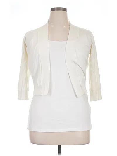 Pre-owned Cielo Cardigan Sweater In Ivory
