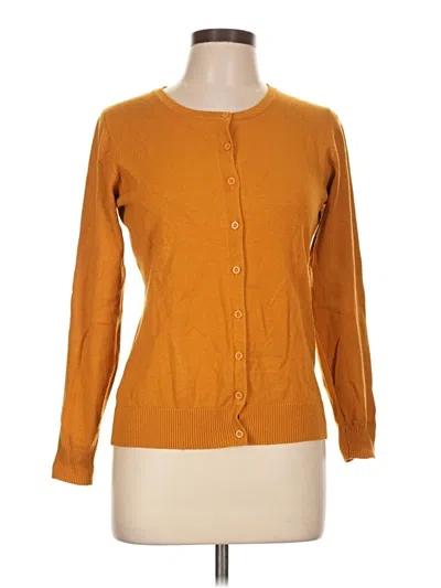 Pre-owned Cielo Cardigan Sweater In Orange