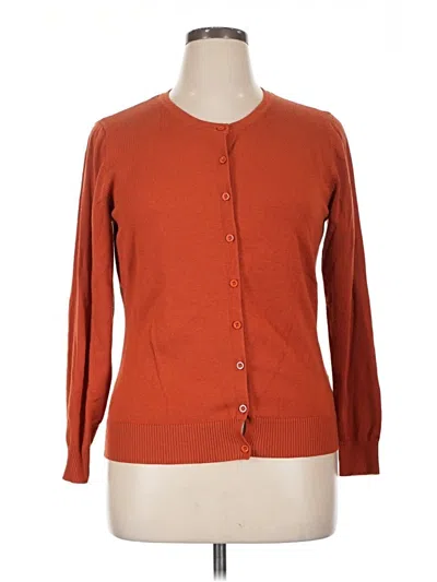 Pre-owned Cielo Cardigan Sweater In Orange