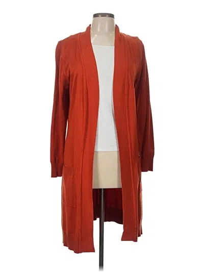 Pre-owned Cielo Cardigan Sweater In Orange
