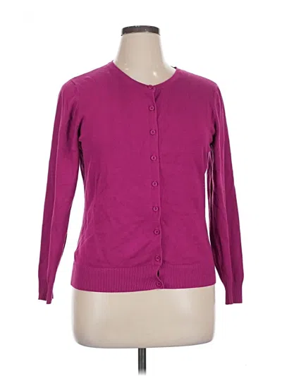 Pre-owned Cielo Cardigan Sweater In Purple