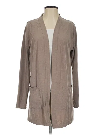 Pre-owned Cielo Cardigan Sweater In Tan