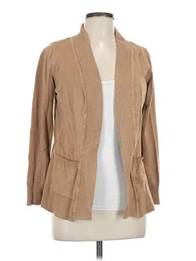 Pre-owned Cielo Cardigan Sweater In Tan