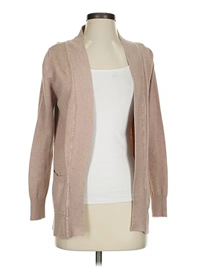 Pre-owned Cielo Cardigan Sweater In Tan