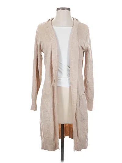 Pre-owned Cielo Cardigan Sweater In Tan