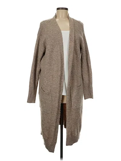 Pre-owned Cielo Cardigan Sweater In Tan