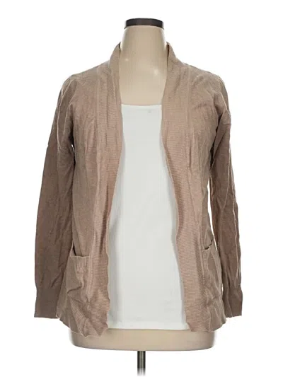 Pre-owned Cielo Cardigan Sweater In Tan