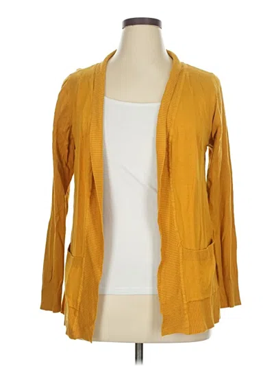 Pre-owned Cielo Cardigan Sweater In Yellow
