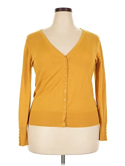 Pre-owned Cielo Cardigan Sweater In Yellow