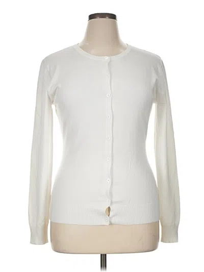 Pre-owned Cielo Long Sleeve Top Ivory Sweetheart Neckline Tops