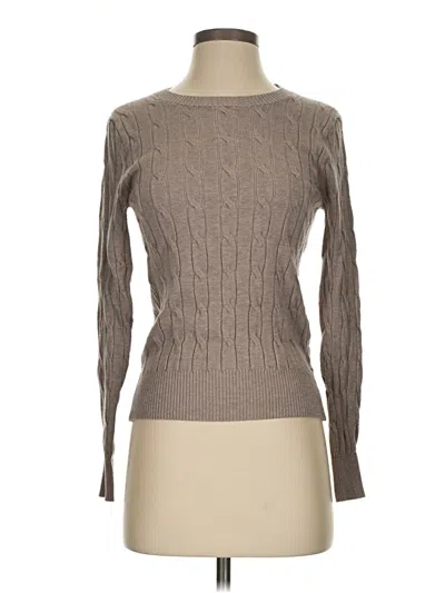 Pre-owned Cielo Pullover Sweater In Brown