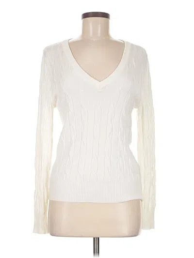 Pre-owned Cielo Pullover Sweater In Ivory