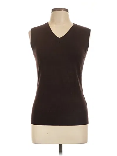 Pre-owned Cielo Sweater Vest In Brown