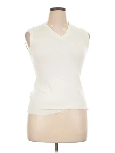 Pre-owned Cielo Sweater Vest In Ivory