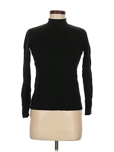 Pre-owned Cielo Turtleneck Sweater In Black