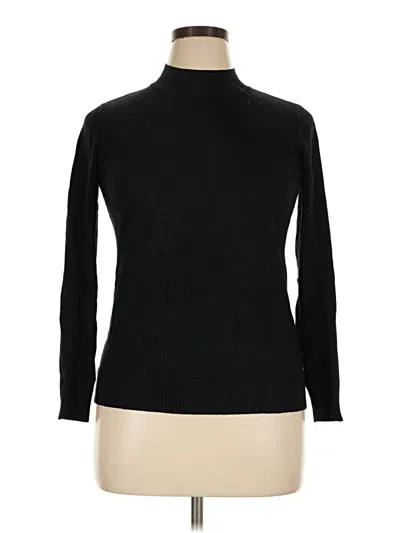 Pre-owned Cielo Turtleneck Sweater In Black