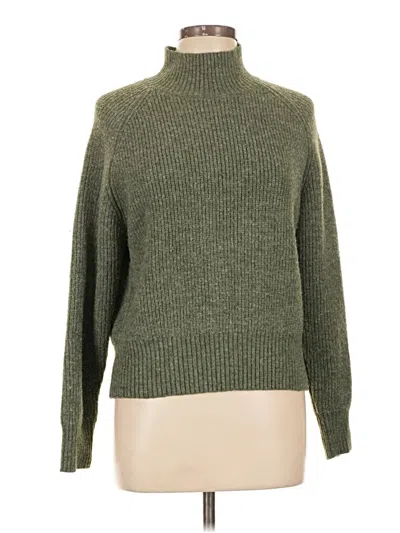 Pre-owned Cielo Turtleneck Sweater In Green