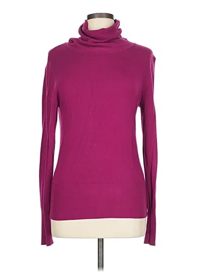 Pre-owned Cielo Turtleneck Sweater In Purple