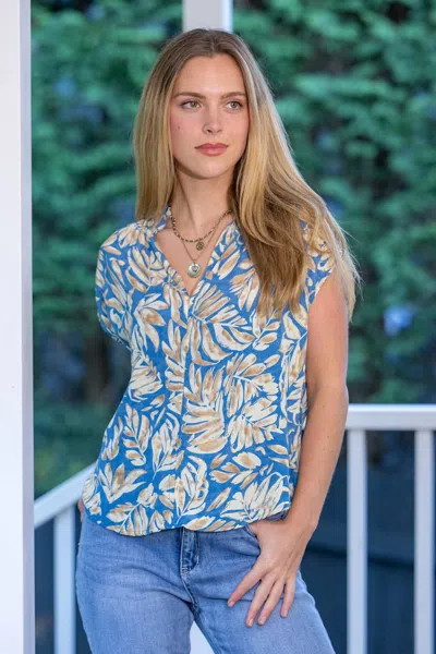 Cienna Clare Top In Luxor In Multi