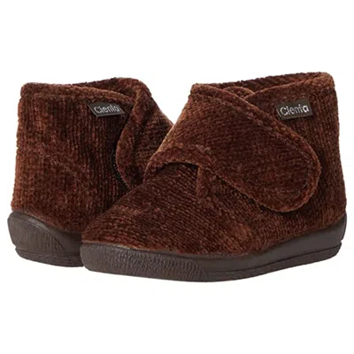 Cienta Kids' 133008brown Velvet Round Toe Comfort Casual Shoes Jzz616 In Black