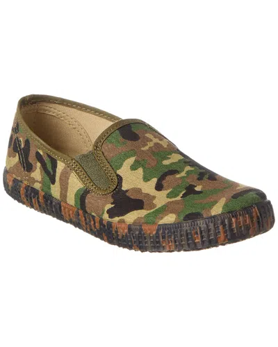 Cienta Kids' Cangrejo 2elasticos Canvas Slip-on Sneaker In Multi