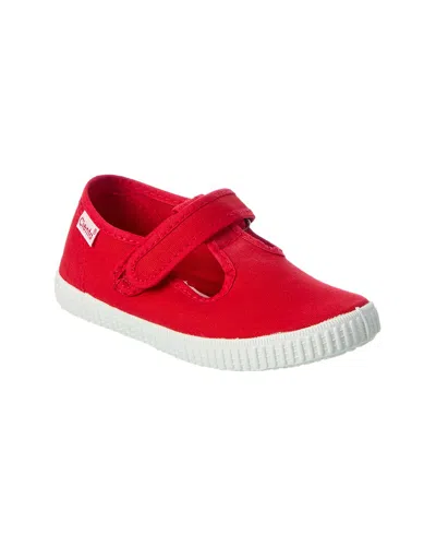 Cienta Canvas Mary Jane In Red