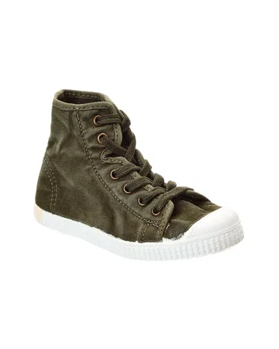 Cienta Kids' Canvas Sneaker In Green
