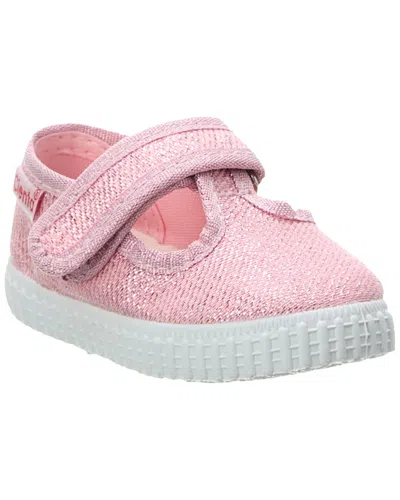 Cienta Kids' Canvas Sneaker In Pink
