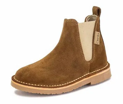 Cienta Kid's Zipper Boot In Tan In Brown