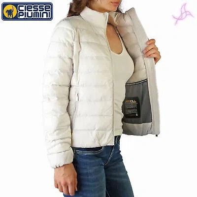 Pre-owned Ciesse Jacket Down Jacket  Mikala-p0210d Woman White 128534 Clothing