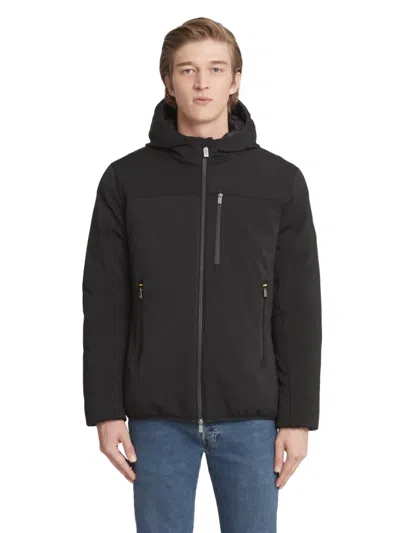 Ciesse Piumini Hooded Zip Jacket With Chest Pocket In Black