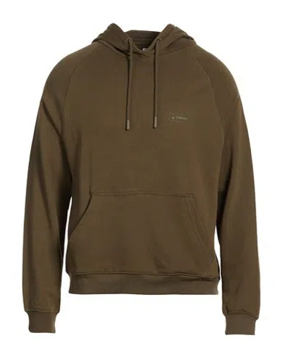 Ciesse Piumini Man Sweatshirt Military Green Size M Cotton