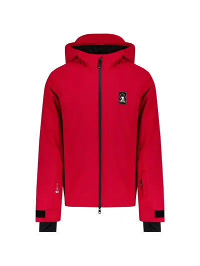 Ciesse Piumini Red Mauro Casual Hooded Minimalist Jacket