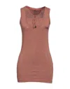 Ciesse Piumini Tank Tops In Brown
