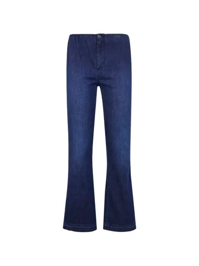 CIGALA'S "2Y" DENIM COTTON LINEN STRETCH,29.256.TDSB36 BLUE