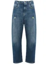 CIGALA'S BAGGY COTTON JEANS WITH RIPS